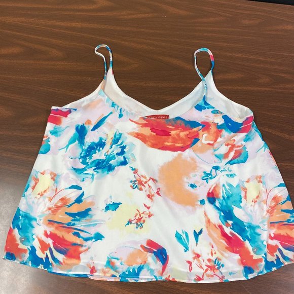 Saks Fifth Avenue Strappy Floral Tank Top - Picture 3 of 5
